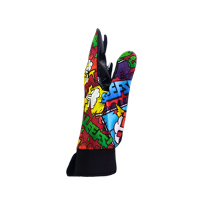 Guantes de portero de LICRA transpirables de silicona antideslizantes personalizados, empuñaduras de mano de fútbol impresas para deportes al aire libre, estilo informal - Product Image 3