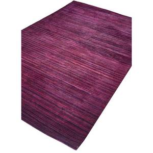 Acar Classic Solid Color Pink & Purple <b>Hand</b> <b>Tufted</b> Wool & Viscose Flat Weave <b>Rugs</b> for Home Living Room Decorations-Tra-14448 - Product Image 2