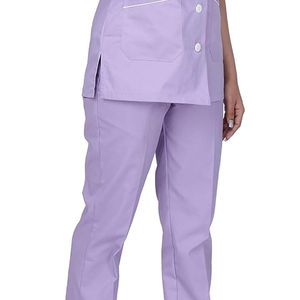 Uniforme de enfermera con estilo para mujer, último diseño, poliéster estirable, ropa de hospital de punto, uniformes médicos con estilo para mujer - Product Image 6