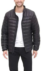 Thermal Outdoor Puffer Jackets for Men Winter Long Hooded <b>Quilted</b> <b>Thick</b> Coat Lightweight Fashion Style - Product Image 2