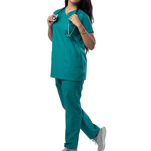 Conjuntos de Uniformes Médicos Elásticos para Mujer, Estilo Jogger, para Spa, Hospital, Enfermería, con Logotipo Personalizado - Product Image 1