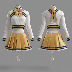 Uniforme de cheerleading haute performance 100% polyester Uniformes de cheerleading scolaire Uniformes d'entraînement pour les cheerleaders - Product Image 1