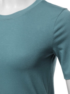 2023 verano 100% Camiseta de algodón Mujer Color sólido suave camisetas femeninas Casual de gran tamaño liso manga corta mujeres Crop Tops camisetas - Product Image 4