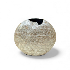 Juego de Jarrones de Nácar de Lujo Hechos a Mano, Diseño Decorativo con Incrustaciones de Concha, Diseño Combinado para el Hogar u Hotel, de Vietnam - Product Image 2