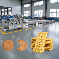 Ligne de production entièrement automatique de biscuits Marie 80-100 kg/h, machine à petite échelle pour l'usine de snacks du marché Afrique-Inde