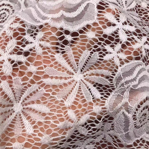 Tessuto di pizzo per bambini con decorazione di abito da sposa elastico in Nylon per abbigliamento femminile tessuto di pizzo per <span class=keywords><strong>tenda</strong></span> - Product Image 1