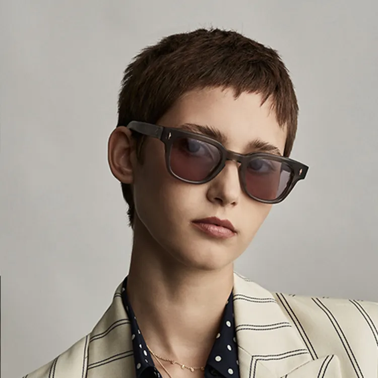 2023 occhiali da sole personalizzati gafas de sol para mujer personalizar protezione uv rettangoli occhiali da sole polarizzati occhiali da sole uomo donna