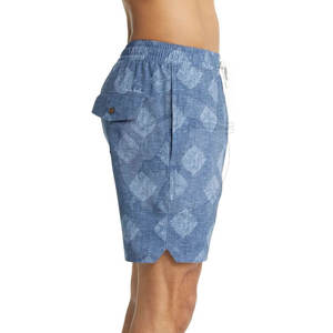 Pantalones cortos de playa para hombre, novedad, cómodos, de algodón y poliéster, transpirables, con cierre de cintura elástica, diseño sólido y elegante - Product Image 3