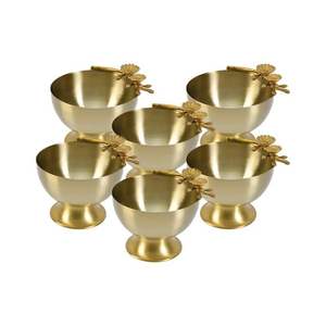 STAR CRAFTS Plat de service à fond profond Bols ronds Assiette Plateau de cuisine Bol à manger Plateau Argenterie Bols en acier inoxydable - Product Image 4