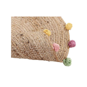 พรมปอกระเจาธรรมชาติหรูหราขายส่งจำนวนมากทำด้วยมือ - Product Image 4