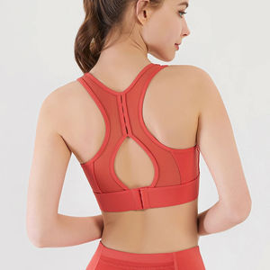 Sujetador Deportivo de Yoga con Tirantes Dobles para Mujer, Sujetador Deportivo de Alta Sujeción, Cómodo, con Tirantes Dobles - Product Image 2