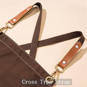 Delantal de Cocina Unisex Personalizado de Lona y Mezclilla para Chef, Uniforme para Cocina y Restaurante con 100% Algodón y Bolsillos Prácticos - Product Image 2