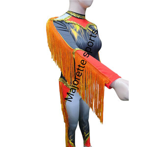 Tenues de danse pour femmes, vêtements de style rythmique, respirants, confortables, extensibles, pour la scène, la pratique, style décontracté et tendance - Product Image 2