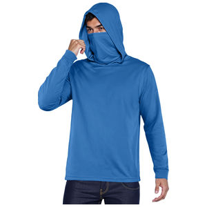 Camisas de pesca de manga larga UPF 50, Sudadera con capucha de sublimación personalizada, ropa de pesca al aire libre de poliéster de secado rápido, venta al por mayor de Pakistán - Product Image 4