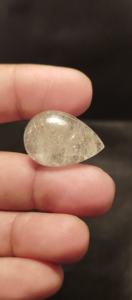 Cabochons en quartz rutile, cristal en forme de poire, pendentif en quartz rutilé pour cadeaux - Product Image 5