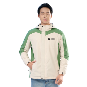 Custom Printing Waterproof <b>Jacket</b> for <b>Men</b> and Women Breathable Durable <b>Soft</b> Polyester Outdoor Uniform Style - Product Image 1