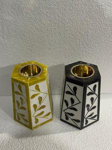 Luxury Bakhoor Burner Handmade Mabkhara Incense Holder Arabic Oud Burner for Ramadan <b>Eid</b> Home Decor <b>Gift</b> Gold Inlay Design - Product Image 4