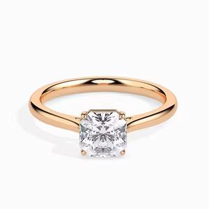 925 1.50เงิน CTW ascher ตัดห้องแล็บสำหรับผู้หญิงแหวนหมั้นเพชรโรเดียมใส VS1สำหรับปาร์ตี้ - Product Image 3