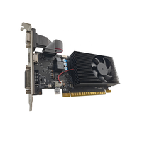 Nouvelle carte graphique GT730 PCI Express 2 Go DDR3 128 bits, profil bas, ventilateur unique, DirectX 12, ports HD VGA DVI, garantie 2 ans, pour ordinateur de bureau