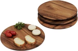 Platos Redondos de Madera Ecológicos de Lujo para Servir Charcutería, Regalos Empresariales, Fáciles de Limpiar, Vajilla - Venta al por Mayor - Product Image 5
