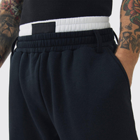 400 GSM polaire Double taille hommes pantalons de survêtement décontracté coupe ample évasé hommes pantalons Top qualité Baggy Fit pantalon