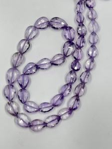 Perles de quartz améthyste rose naturel facettées en forme de goutte, brin de 16 pouces, 6x8-9x13mm, perçage droit, qualité AAA, fabrication de bijoux tendance - Product Image 2