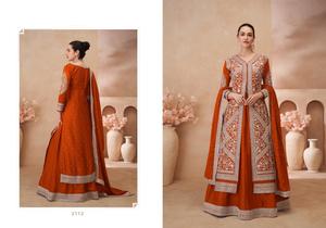 Lehenga งานปักผ้าไหมแท้มีความทนทานสูงตามความต้องการสำหรับสาวๆคอลเลกชันเครื่องแต่งกายงานแต่งงาน - Product Image 5