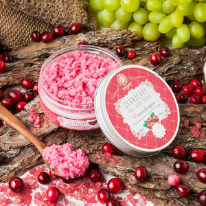 Cranberry Sea Salt <b>Body</b> <b>Scrub</b> OEM ODM Private Label Exfoliating <b>Body</b> <b>Scrub</b> Cosmetic Manufacturer Wholesale Bulk Supply EU Made - Product Image 5