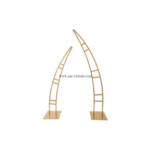 Último diseñador de boda y eventos escenario decoración telón de fondo conjunto de 2 artículos de fiesta entrada Harlow soporte para proveedor mayorista - Product Image 1