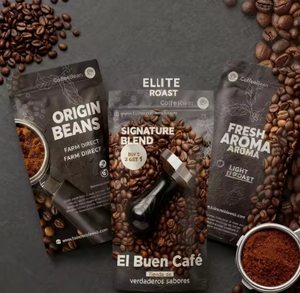 Sacs en plastique biodégradable de qualité alimentaire personnalisés, sachets d'emballage en papier kraft pour thé, sachets refermables, sachets pour café - Product Image 1