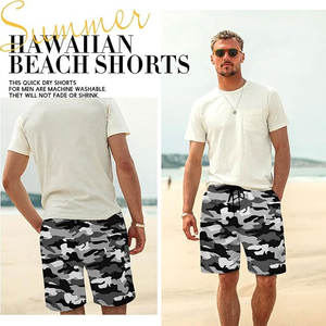 Wholesale Men's Casual <b>Board</b> <b>Shorts</b> 100% Cotton Mid Waist Eco-Friendly Windproof Quick Dry Custom Design Beach <b>Swimming</b> <b>Trunks</b> - Product Image 3
