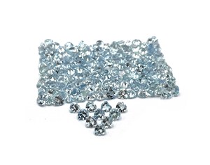 Lote de Piedras Preciosas Sueltas de Aguamarina Natural con Corte Corazón de 4 mm para la Elaboración de Joyas - Product Image 2