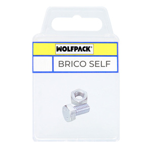 Vite a testa esagonale zincata M8 x 30 mm. 4 unità - Product Image 1