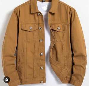 OEM Fashion Streetwear 100% Cotton Quick Dry <b>Jeans</b> Jacket High Quality Custom Design Men Ripped Button Front - Product Image 3
