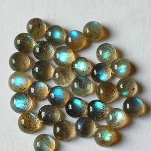 หินลาบราดอไรต์อัญมณีธรรมชาติเจียระไนแบบปรับแต่งได้สำหรับทำอัญมณีหลวม - Product Image 1