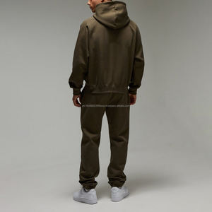 Conjunto Deportivo Personalizado para Hombre de 2 Piezas, Ropa Deportiva Informal de Algodón y Felpa para Correr - Product Image 5