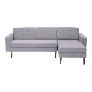 Juego de Sofás con Diseño en Forma de L, Tapizado y Extensible, para Muebles de Hogar en Salas de Estar y Apartamentos-SFL68018 - Product Image 2