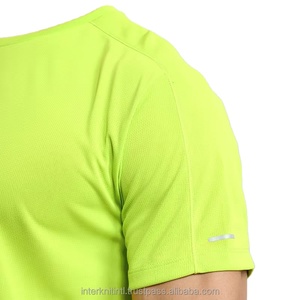 Camisetas Deportivas para Hombre, 100% Poliéster, Corte Ajustado, Alta Elasticidad, Reflectantes, para Correr - Product Image 4