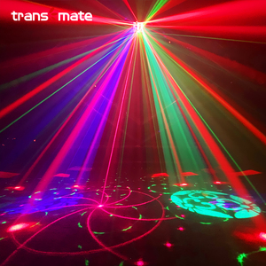 DMX hiệu ứng ánh sáng với RG <span class=keywords><strong>Laser</strong></span>, xoay <span class=keywords><strong>LED</strong></span> Derby, stroboscope và IR điều khiển từ xa - Product Image 6