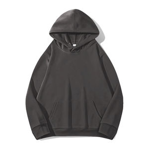 Sweat à capuche tendance en coton écologique pour homme, tissu tricoté respirant, logo personnalisé, design anti-rétrécissement, doublure, vente en gros OEM - Product Image 3