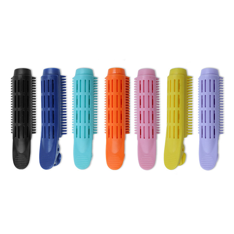 Натуральные пушистые заколки для волос, объемные заколки для корней, зажимы, бигуди, ролик для домашних салонов, парикмахерские инструменты для укладки волос