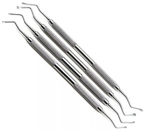 Produits d'usine professionnels Curette Lucas Curette dentaire/chirurgicale Curettes à os Curette à os dentelé au prix de gros par Vaslcare - Product Image 1