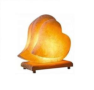 Lampes Feng Shui en forme de double cœur sculptées en matériaux organiques, écologiques, Sian Enterprises, boîte d'emballage artisanale naturelle de qualité supérieure - Product Image 1