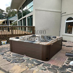 <span class=keywords><strong>Sauna</strong></span> extérieur <span class=keywords><strong>Piscine</strong></span> extérieure chaude Spa extérieur Spa Cinq personnes utilisent - Product Image 1