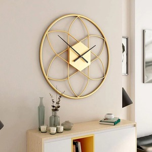 Antique Traditional Art Deco Metal <b>Wall</b> <b>Clock</b> Unique Design Garden Faux Stone Quartz Outdoor Needle Modernneedle <b>Wall</b> <b>Clock</b> - Product Image 2