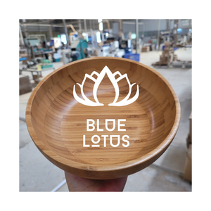 MEILLEUR VENDEUR Bol en bois de bambou Bol rond naturel écologique fait à la main Vietnam - Product Image 1