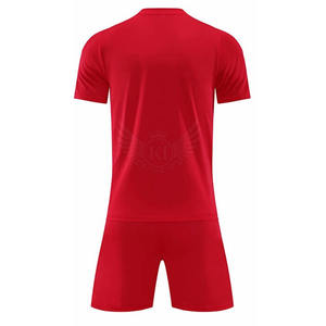 ชุดฟุตบอลผ้าโพลีเอสเตอร์น้ำหนักเบาสำหรับผู้ใหญ่ชุดพิมพ์ชื่อโลโก้ตามสั่ง - Product Image 2