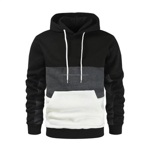 Brand Men's Hoodies Sweatshirts New Slim Pullover Men's Hoody Sweatshirt for Male Diagonal <b>Zipper</b> Man Hood Sweatshirt - Product Image 3
