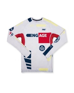 Maillot de sport anti-UV tendance et très vendu pour la gym, personnalisable par transfert thermique, respirant, séchage rapide, en polyester/nylon - Product Image 1