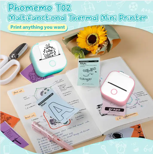 <span class=keywords><strong>Impresora</strong></span> Térmica Portátil Mini <span class=keywords><strong>Phomemo</strong></span> <span class=keywords><strong>T02</strong></span>, <span class=keywords><strong>Impresora</strong></span> Mini Económica para Estudiantes, <span class=keywords><strong>Impresora</strong></span> de Bolsillo Asequible - Product Image 4